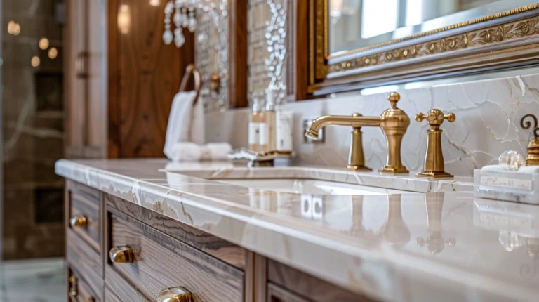 close up luxury tap Luxurious Bathroom Designs