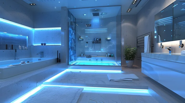 luxury led bathroom
